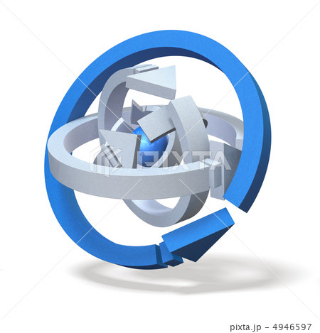 循環を表す3DCGイラスト 4946597