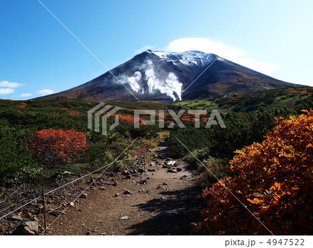 旭岳の紅葉と噴火 4947522