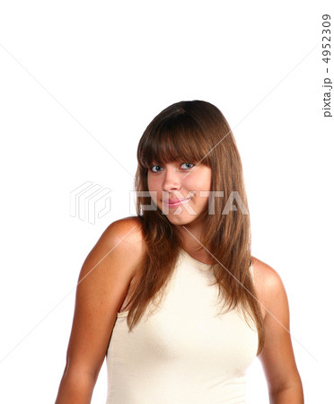 Girl Face Isolated Girl Face Isolated 4952309