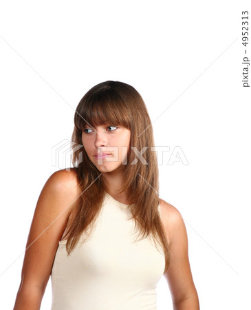 Girl Face Isolated Girl Face Isolated 4952313
