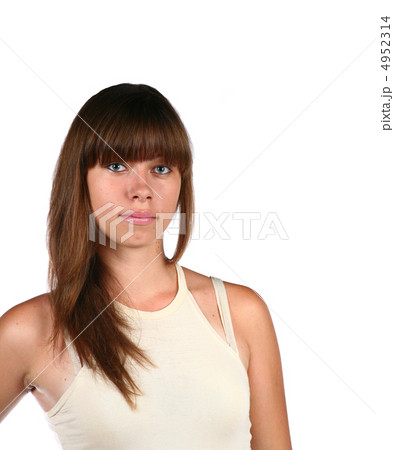 Girl Face Isolated Girl Face Isolated 4952314