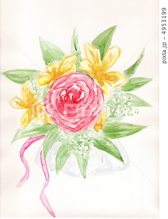 rose, watercolor rose, watercolor 4953199
