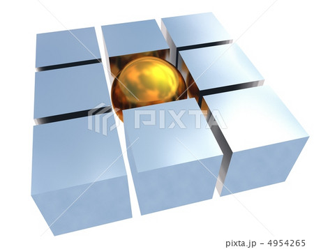 Gold unique sphere 4954265