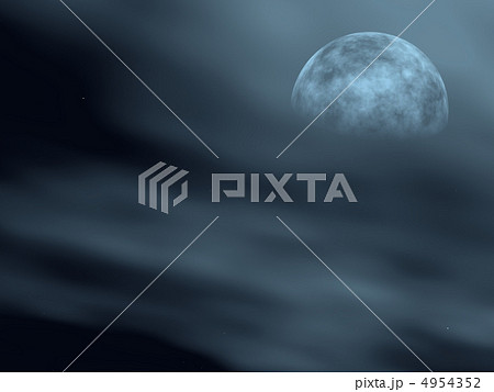 moon in a fog 4954352