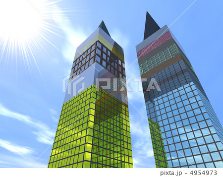 Two fantastic skyscrapers 4954973
