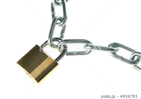 The lock with chain 4956793
