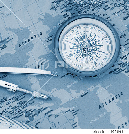 Travel objects blue toned Travel objects blue toned 4956914