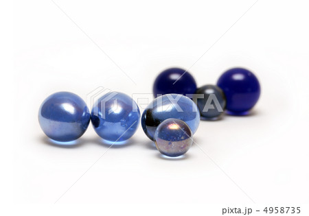 Blue Glass Balls 4958735