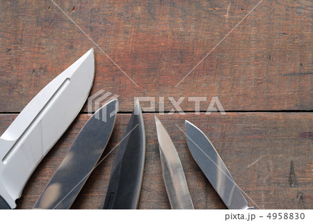 Knives On Wood 4958830