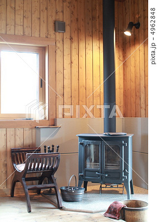 薪ストーブ周辺　暖房設備 4962848