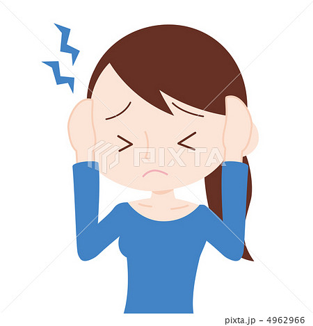 女性 上半身 頭痛 女性 上半身 頭痛 4962966