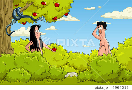 Adam And Eveのイラスト素材