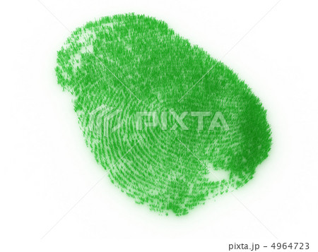Fingerprint from grass 4964723