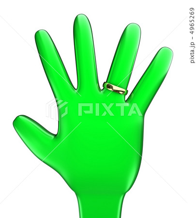 Hand with a ring 4965269
