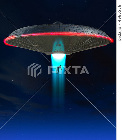 A UFO that is abducting a human 4966556