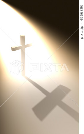 Cross in the bright light 4966896