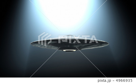 Flying saucer in light 4966935