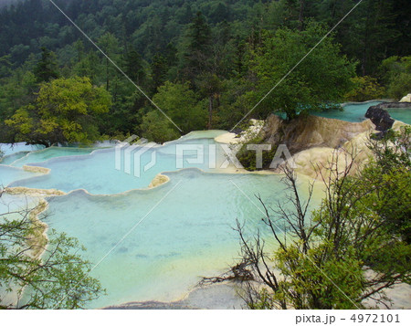 四川省松潘 世界遺産 黄龍 四川省松潘 世界遺産 黄龍 4972101