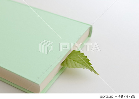 本と緑の葉 本と緑の葉 4974739