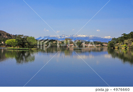 南湖公園と那須岳 4976660