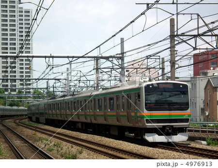 湘南新宿ライン　E231系　新大久保駅 4976913