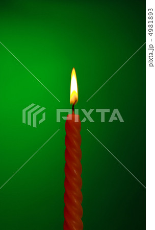 Candle On Green Candle On Green 4981893