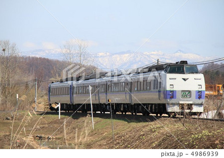 大雪山と特急オホーツク 4986939