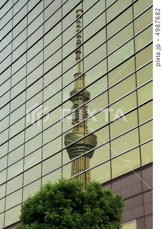 東京スカイツリー 写りこみ 東京スカイツリー 写りこみ 4987682