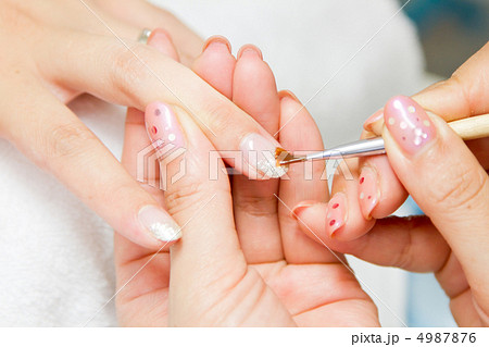 美容室イメージ ジェルネイルシーン 美容室イメージ ジェルネイルシーン 4987876