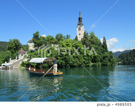 快晴のブレッド湖　　スロベニア 4989505