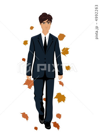 elegant autumn man isolated 4992263
