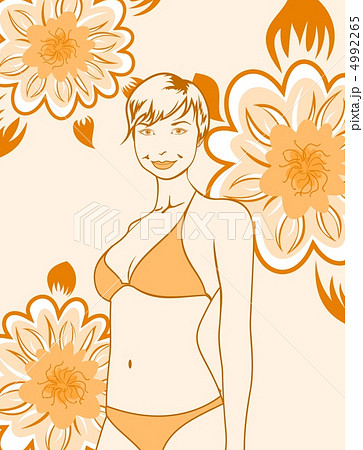 abstract autumn girl portrait 4992265