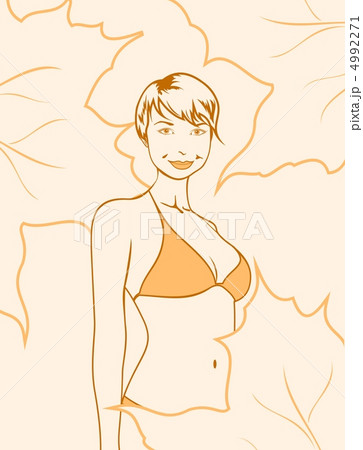 abstract autumn girl portrait 4992271