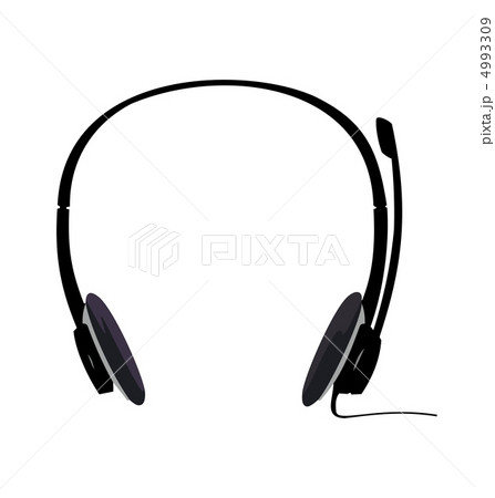 Realistic illustration of headset 4993309