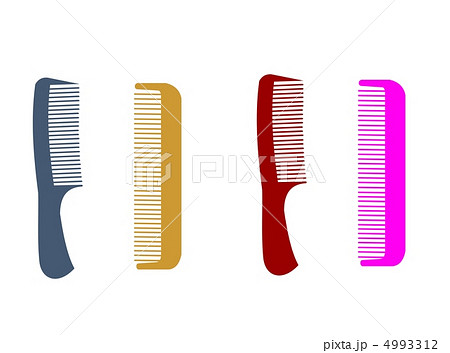 Different hairbrushes are isolated on white background 4993312