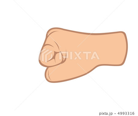 fist isolated on white background 4993316