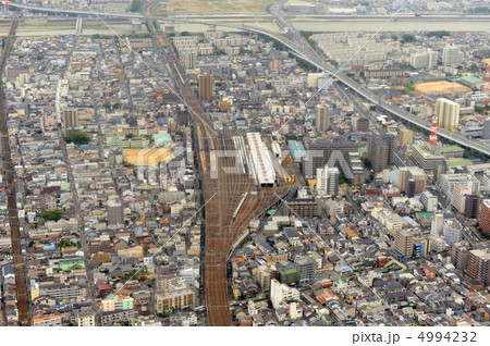 住之江駅近辺を空撮 4994232
