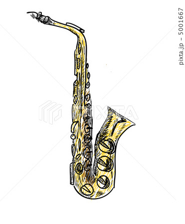 Saxophoneのイラスト素材