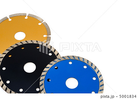 Circular grinder blades for tiles isolated on white 5001834