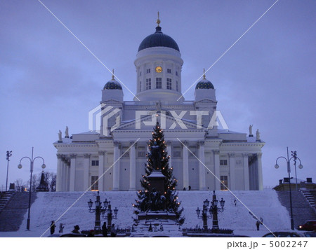 真冬のヘルシンキ大聖堂 5002247
