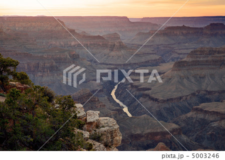 グランドキャニオン　ホピポイント　夕日 5003246