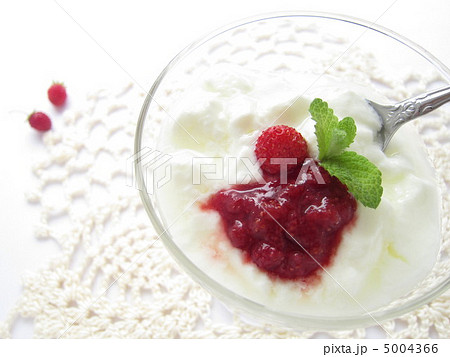 手作りワイルドストロベリージャムのデザート 手作りワイルドストロベリージャムのデザート 5004366