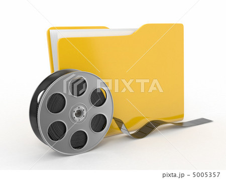 Multimedia archive. Film reel and folder Multimedia archive. Film reel and folder 5005357