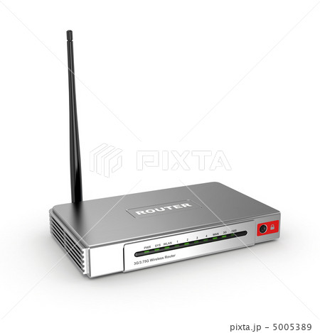 Wireless wifi Router on white isolated background 5005389