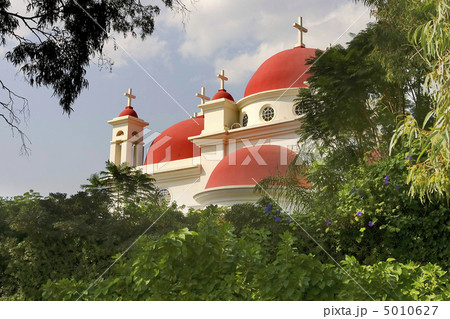Greek Church of the 12 Apostles, Capernaum . Israel. Greek Church of the 12 Apostles, Capernaum . Israel. 5010627