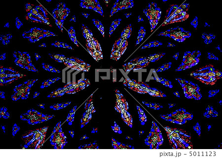 Stained glass windows. St.Patrick's Cathedral in New York..Stain 5011123