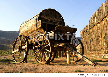 Fort Zion. Old western wagon 5011651