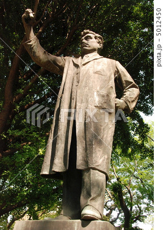 上野公園の「野口英世」像(上野恩賜公園/東京都台東区) 上野公園の「野口英世」像(上野恩賜公園/東京都台東区) 5012450