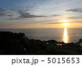 越前海岸の夕陽 5015653
