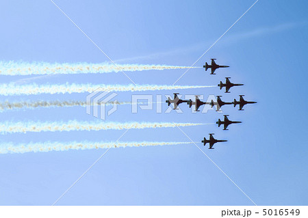 aircrafts on the blue sky in the air show aircrafts on the blue sky in the air show 5016549